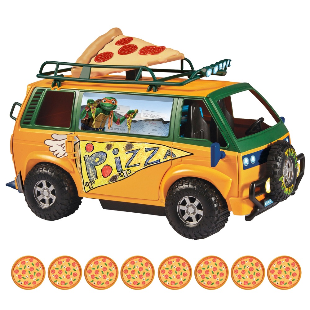 Teenage Mutant Ninja Turtles Mutant Mayhem - Pizza Fire Lieferwagen-Spielset