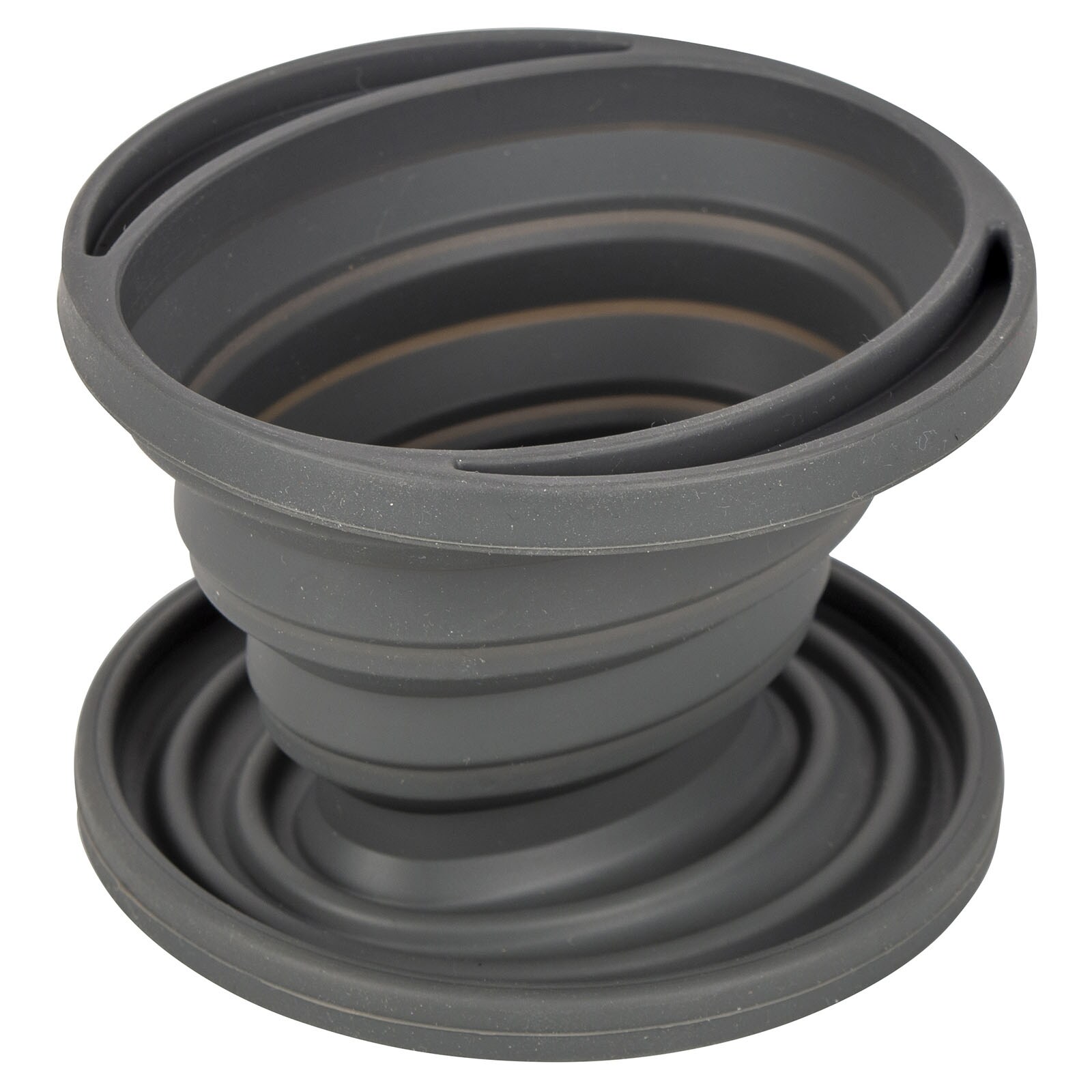 BO-CAMP Camping Kaffee Filter Tütenhalter Tee Bereiter Faltbar Silikon #2