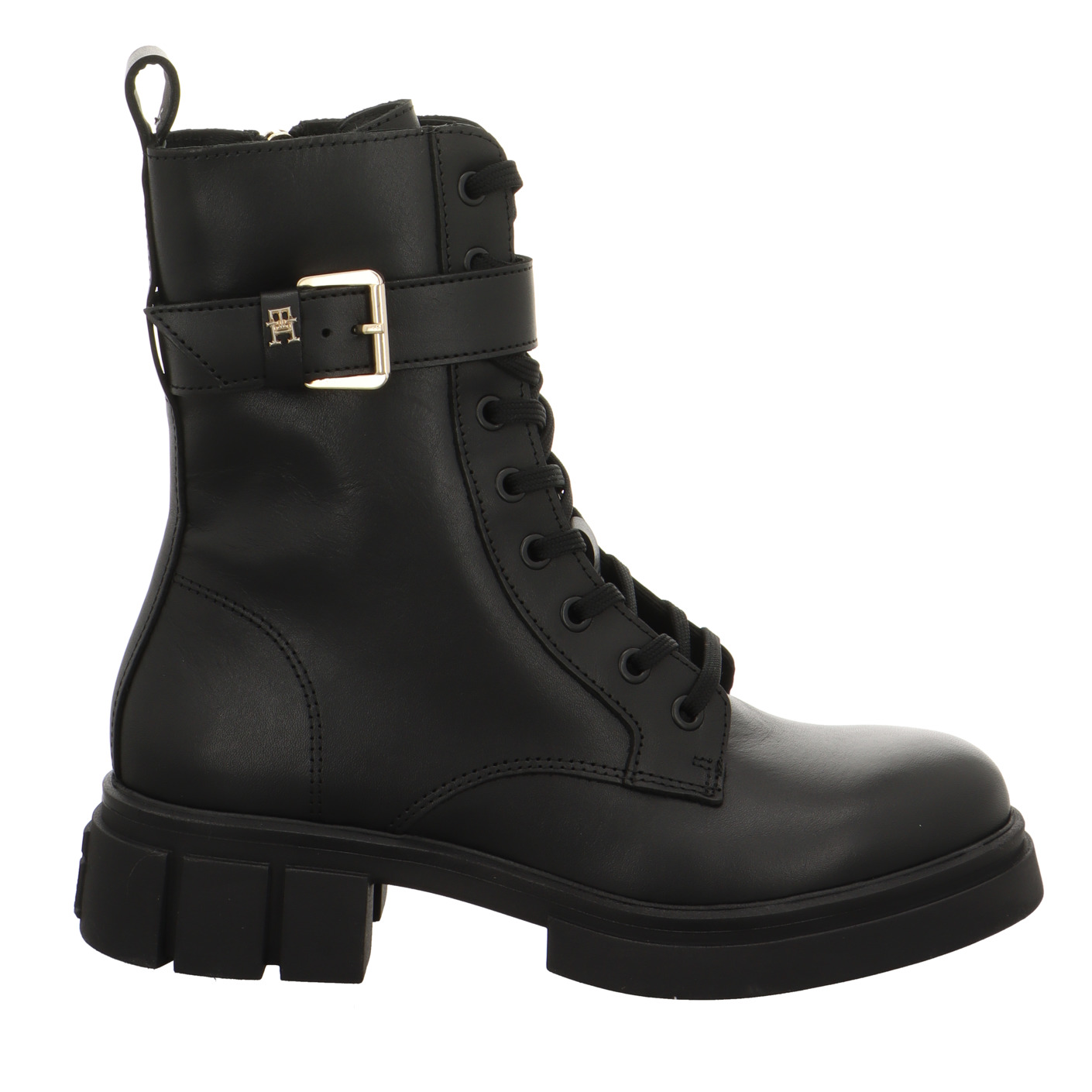Schnürboots schwarz