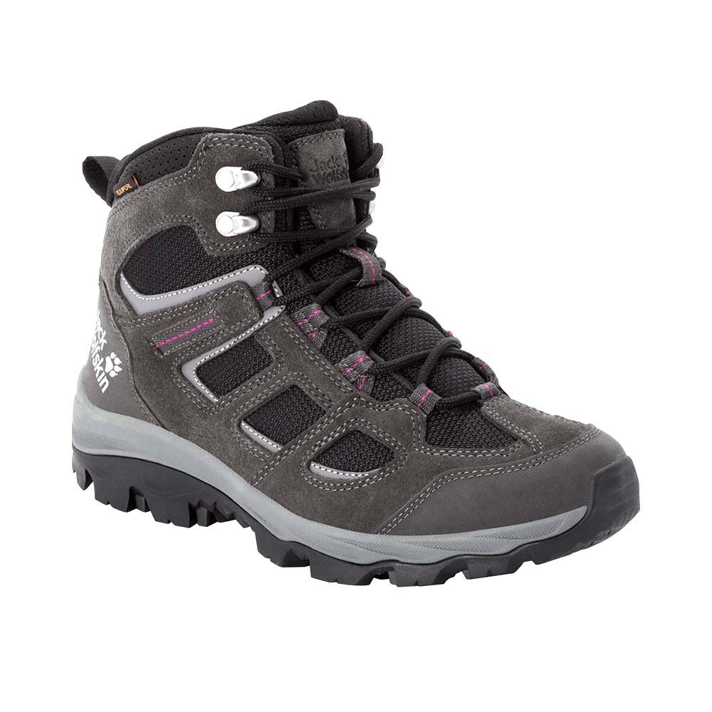 Jack Wolfskin VOJO 3 TEXAPORE MID - Chaussures de randonné Femme dark steel/purple