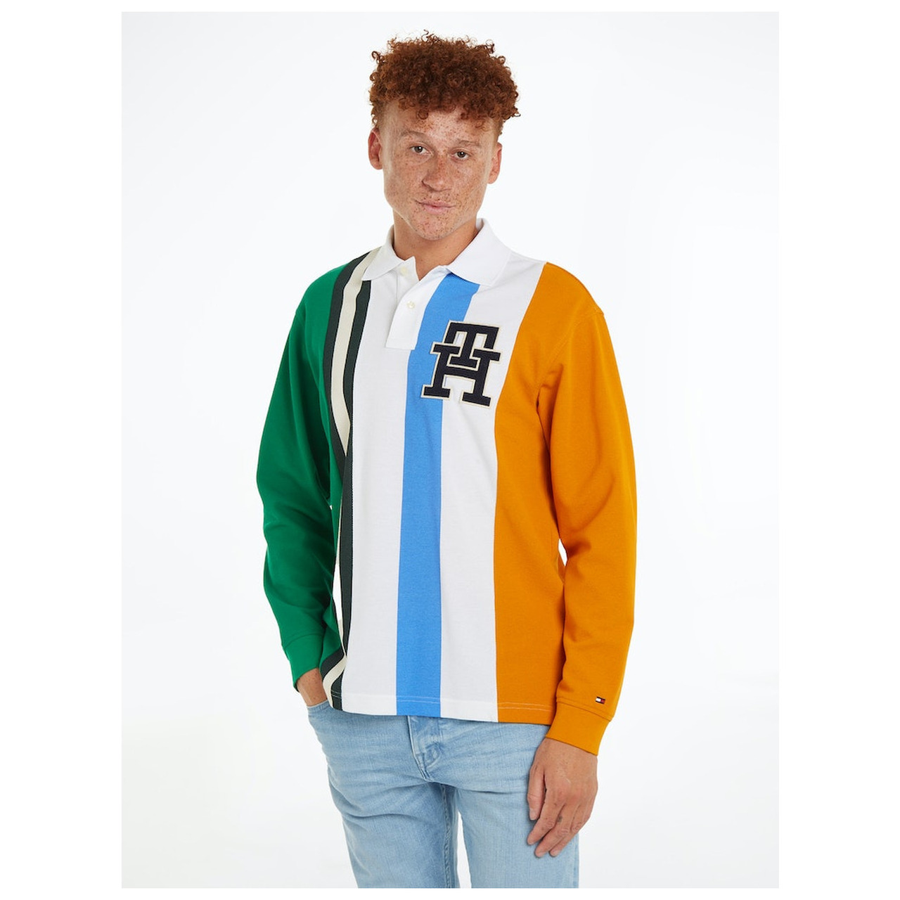 Tommy Hilfiger VERTICAL STRIPE AF RUGBY POLO