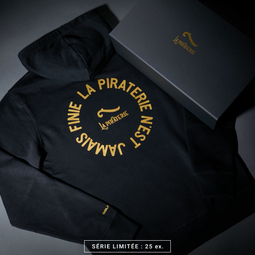 Sweat Capuche Gold Edition 25 ex. LPNJF 2 Noir Or