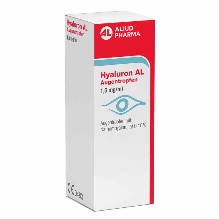 Hyaluron AL Augentropfen 1,5 mg / ml, 1X10 ml