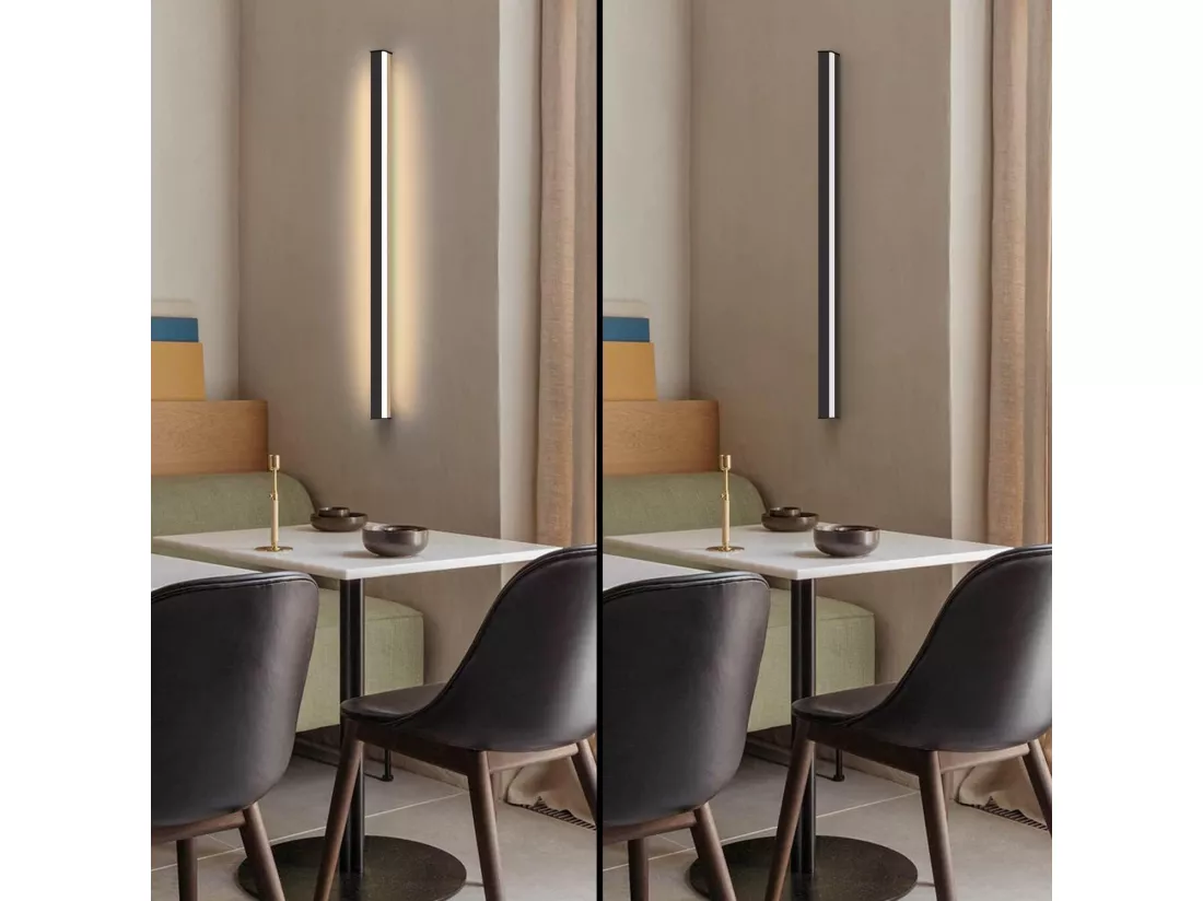 NETTLIFE Applique murale led intérieur - Moderne 60CM 21W couloir up down blanc chaud lampe de couloir lampe