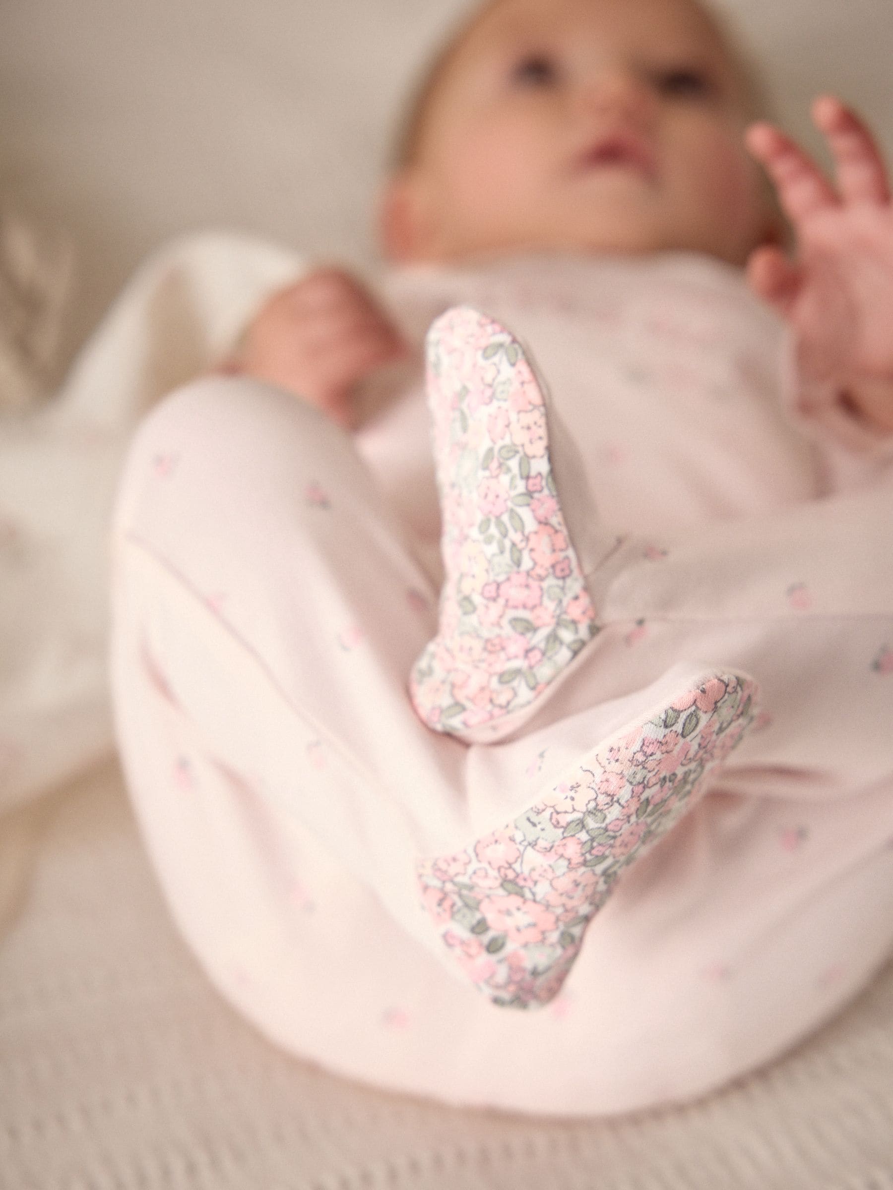 Roze Mummy - Baby Family 100% katoenen slaappak (0 - 2 jr)
