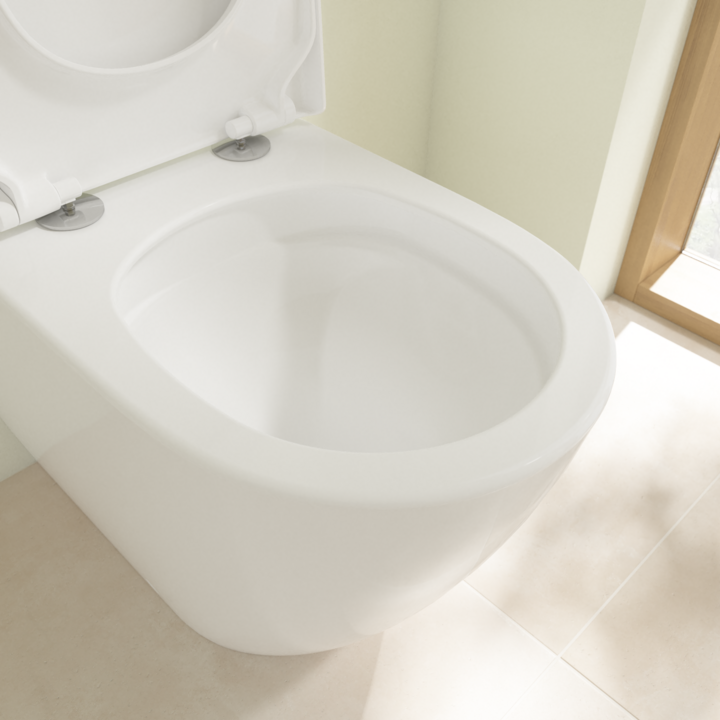 Villeroy en Boch Subway 3.0 staand toilet met CeramicPlus mat wit