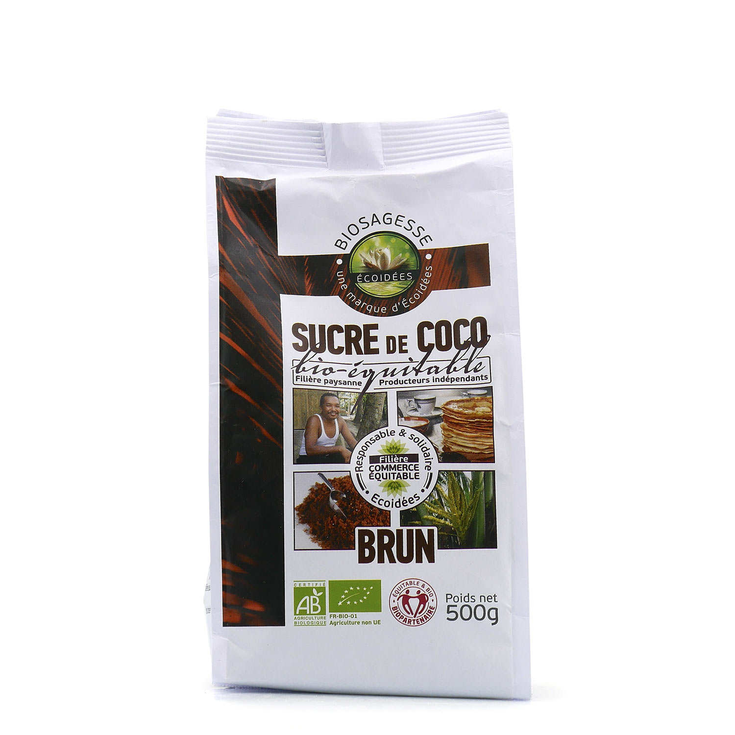 Sucre de fleur de coco bio - Biosagesse
