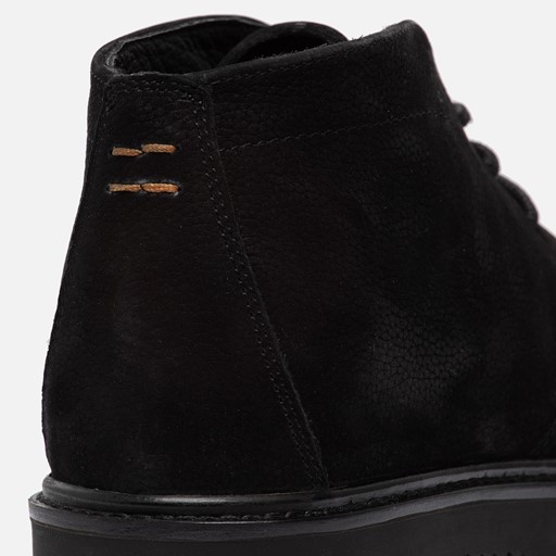 Vertice Hudson Veterboots zwart Nubuck