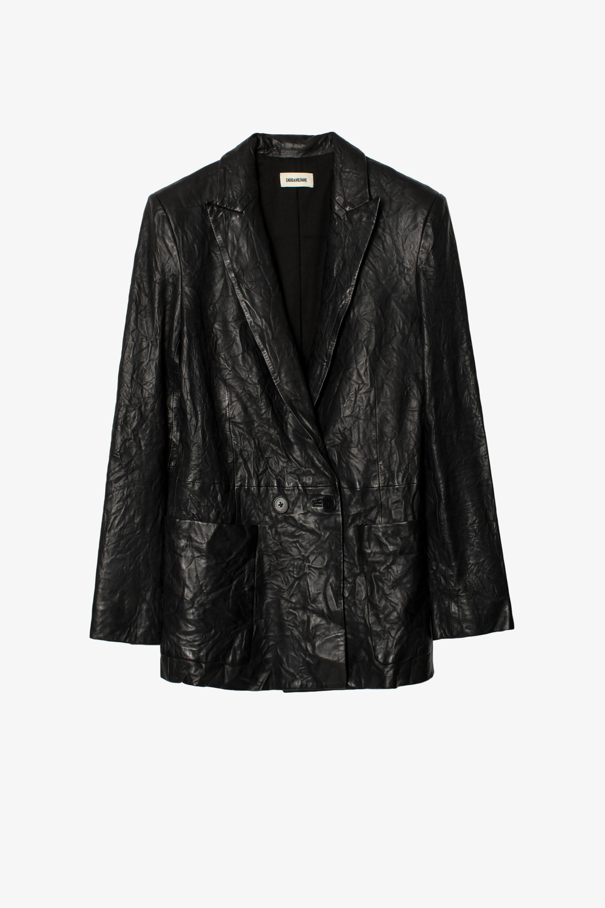 Veste Visko Cuir Froissé