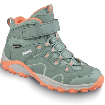 Meindl Lucca Mid GTX Wander- & Trekkingschuhe Linde / Orange Kinder