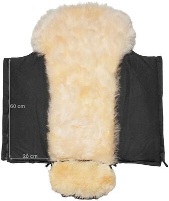Nordlys Saga Lammeskinnspose, Grey