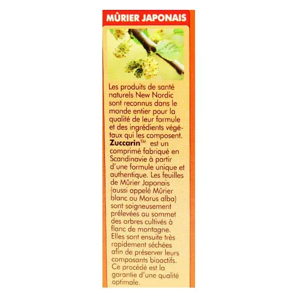 New Nordic Zuccarin Mulberry 60 comprimidos
