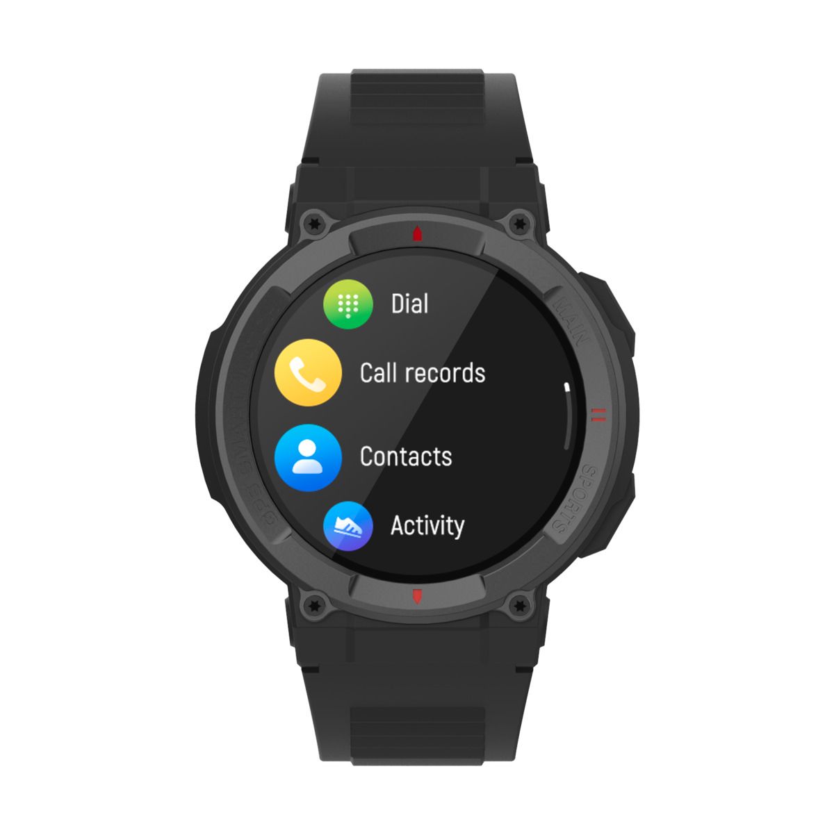 Denver Smartwatch mit GPS SWG-339 schwarz 2 Zoll Unisex Bluetooth Touchdisplay
