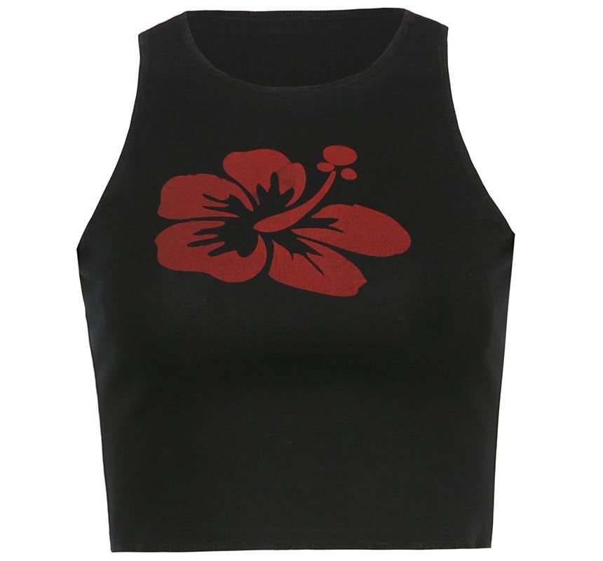 Sosana - Tanktop met bloemenprint