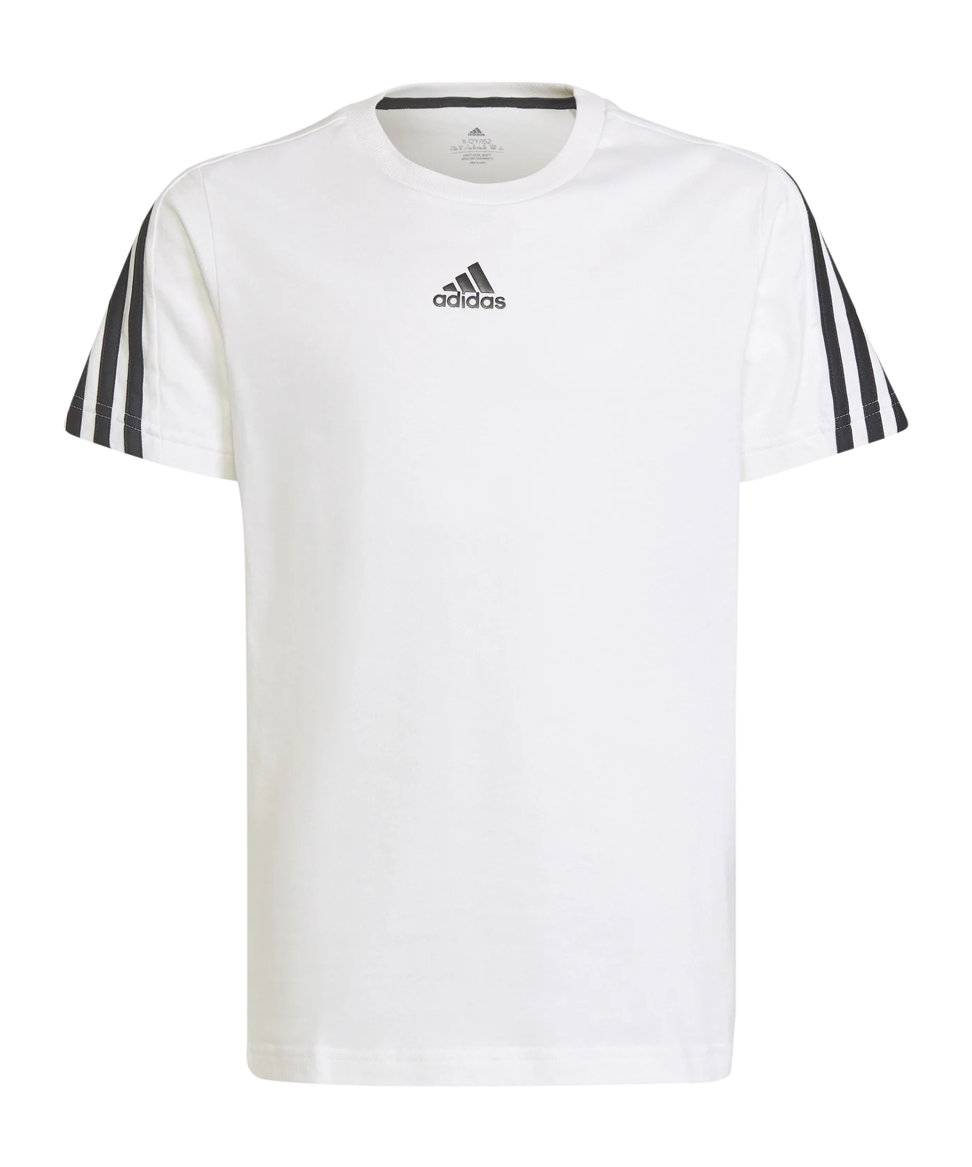 adidas Future Icon T-Shirt Kids Weiss Schwarz