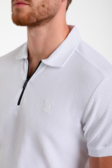 Gabbiano ecru heren polo