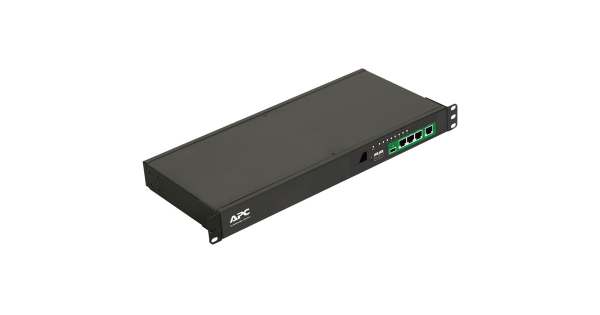 APCEasy-PDU Switched, 1U Rack, 16A, 230V  (Zwart, EPDU1016S, 8x C13)