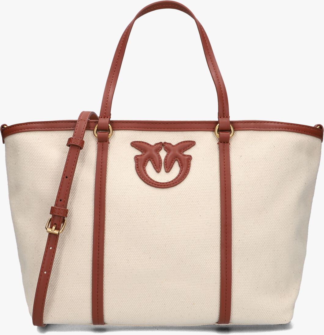 beige pinko shopper miranda shopper classic
