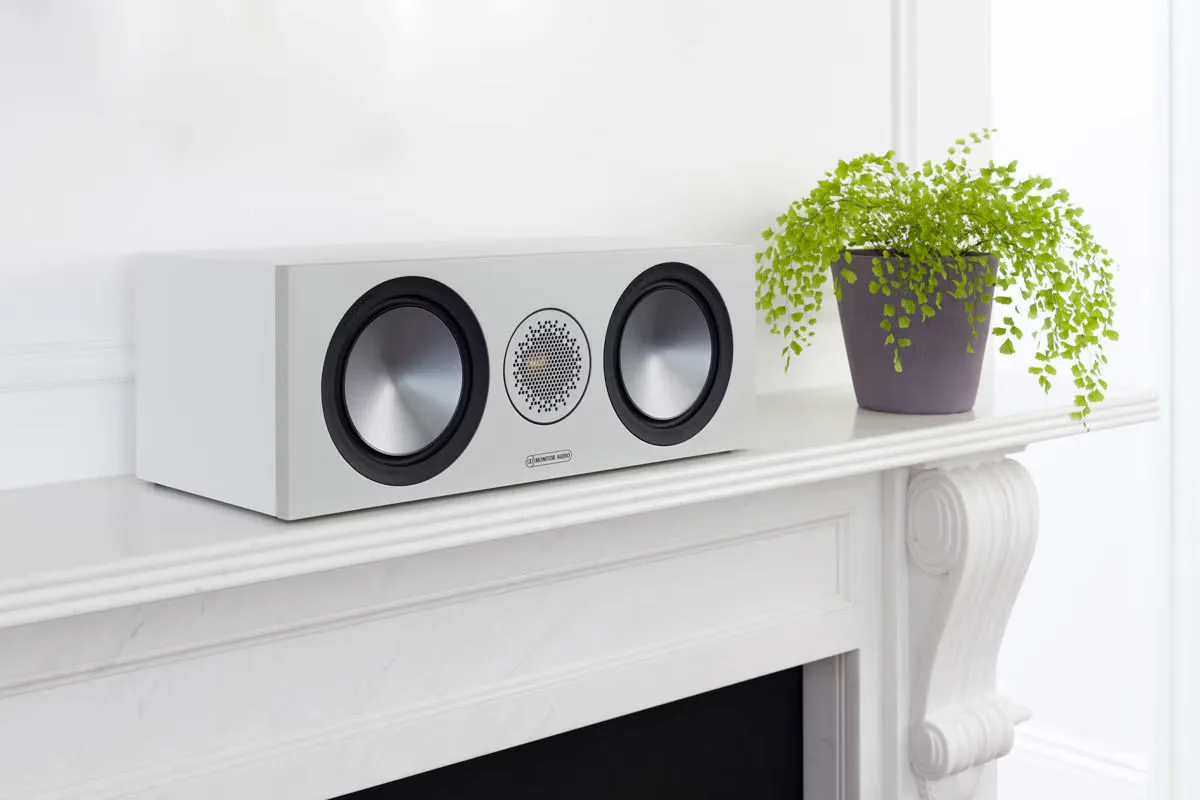 Marantz Cinema 60 DAB Silver Gold   Monitor Audio Bronze 500 HCM 5.0 Blanc Chaînes Grand Spectacle