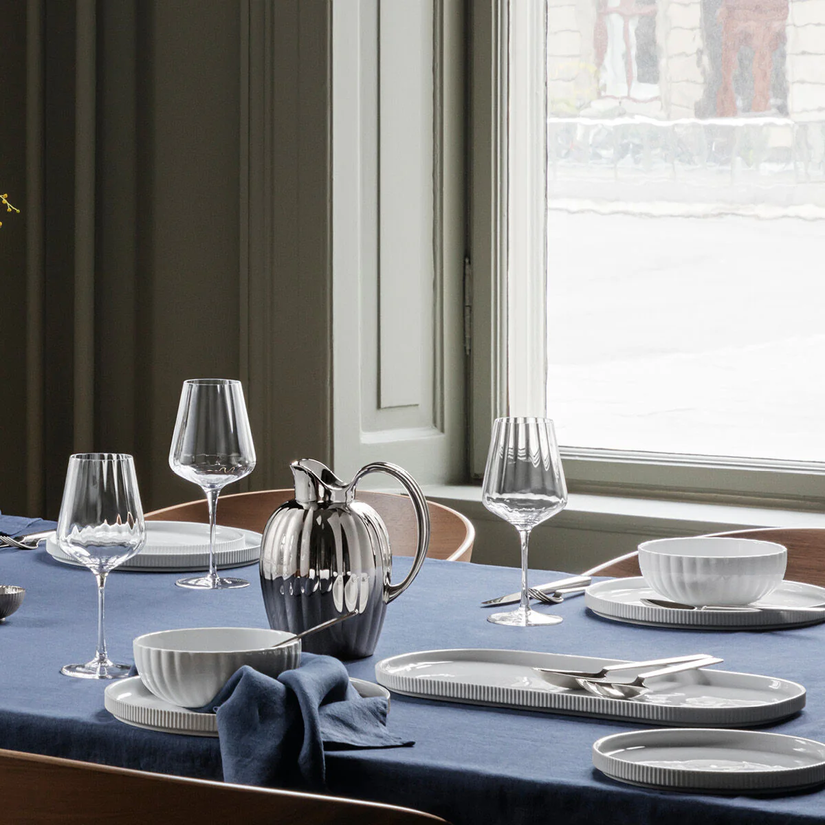Georg Jensen  Bernadotte rødvinsglas, 6 stk - 54 cl.