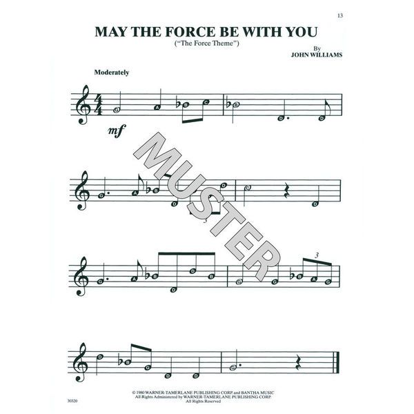 Alfred Music Publishing Selections Star Wars Recorder
