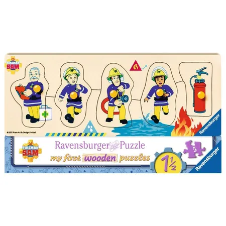 Ravensburger Steckpuzzle Feuerwehrmann Sam, Sam und seine Freunde