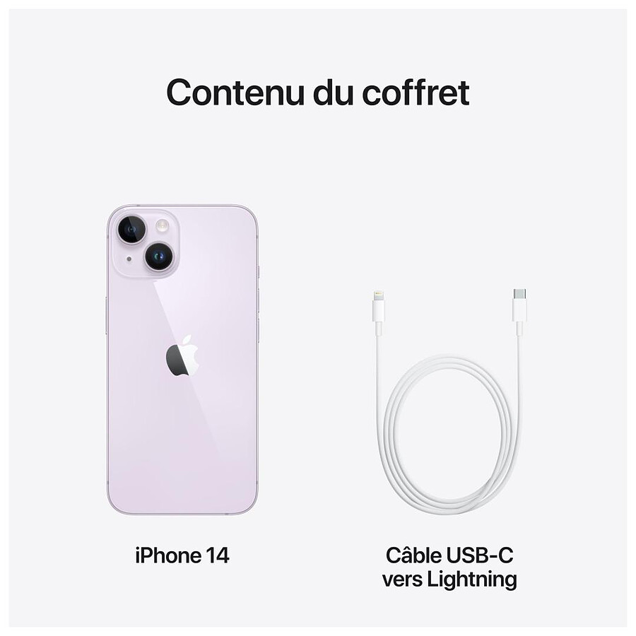 Apple iPhone 14 Mauve - 128 Go · Reconditionné
