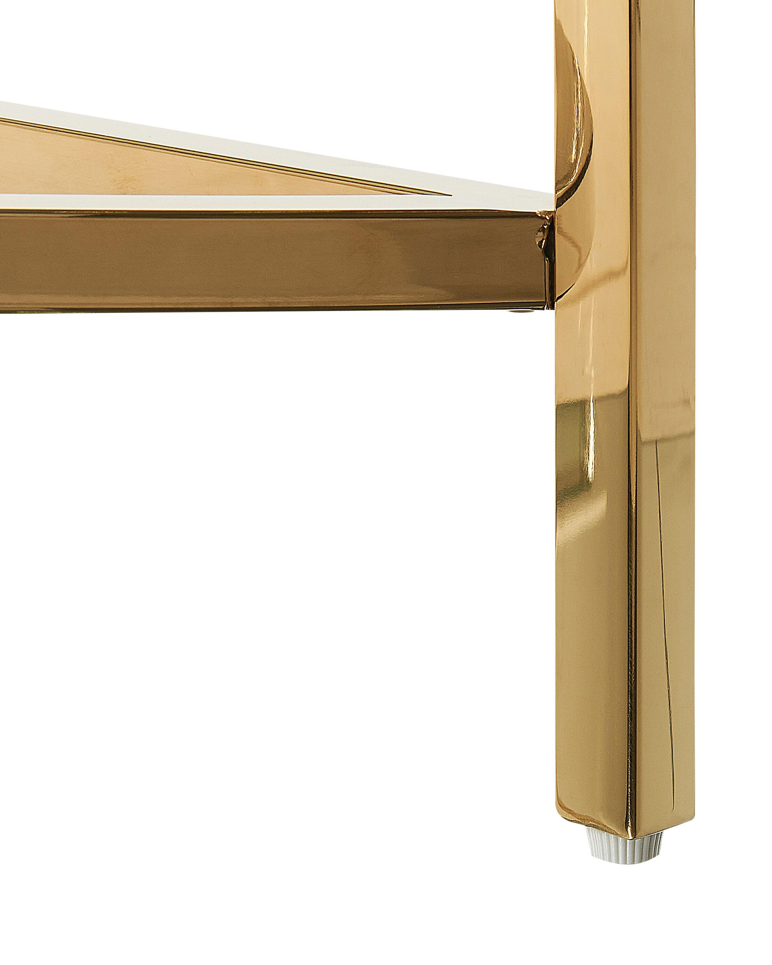 Sidetable ORITA Veiligheidsglas Wit marmer