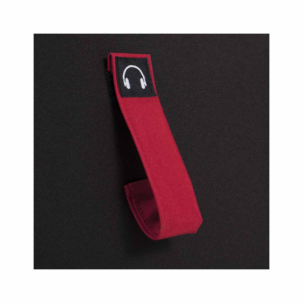 Gaming Sitzsack Classic - Fabric Crimson Thunder (Schwarz/Rot)