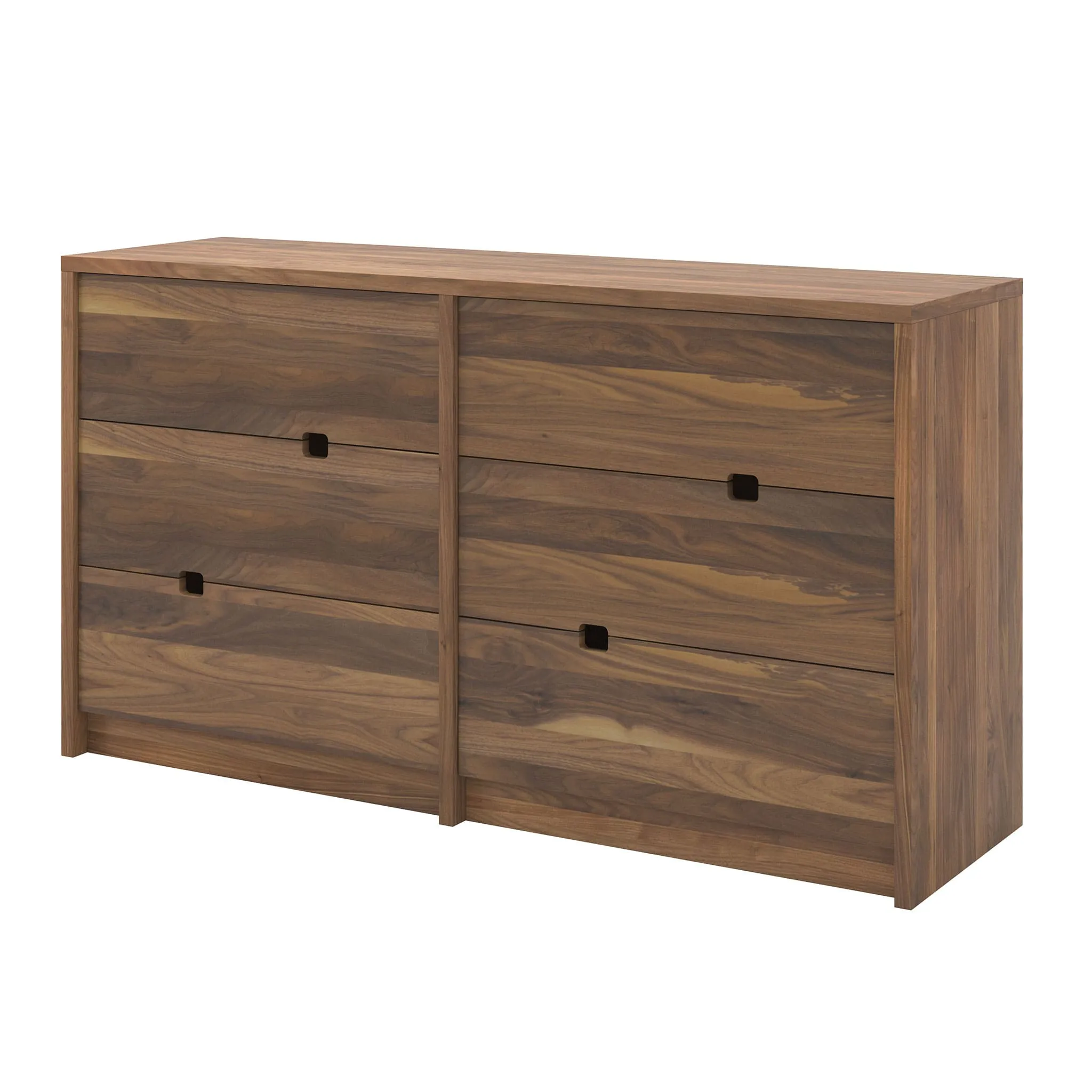 Verbois Bureau 6 Tiroirs Sydney - Noyer