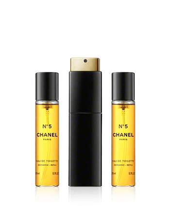 Chanel No. 5 edt purse spray refillable 3x20ml