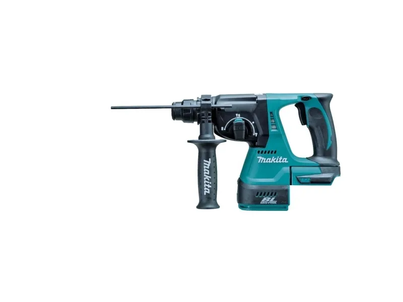 Makita DHR242Z - Roterende hammer - ledningfri - 3 tilstande - SDS-plus - 2 Joule - intet batteri - 18 V