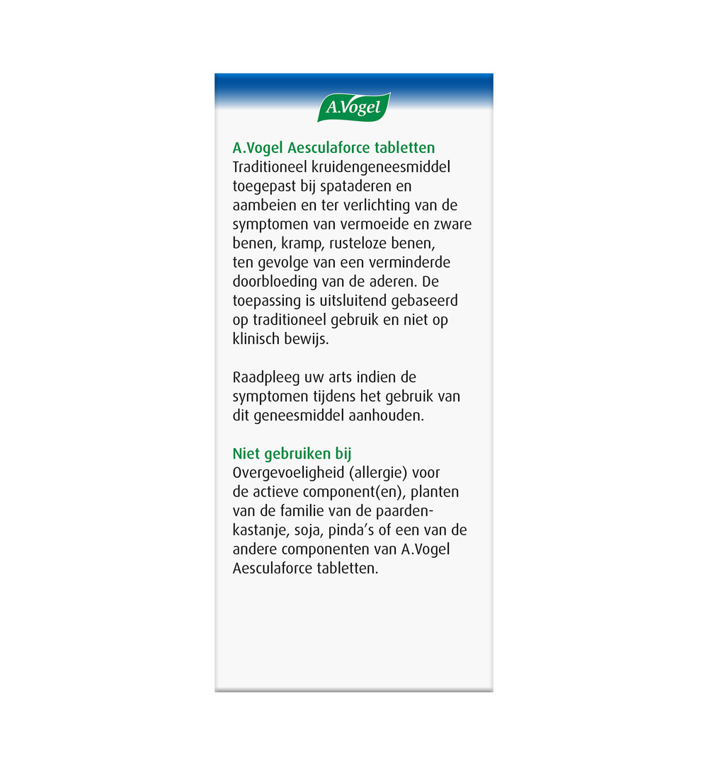 A.Vogel Aesculaforce (50 tabletten)