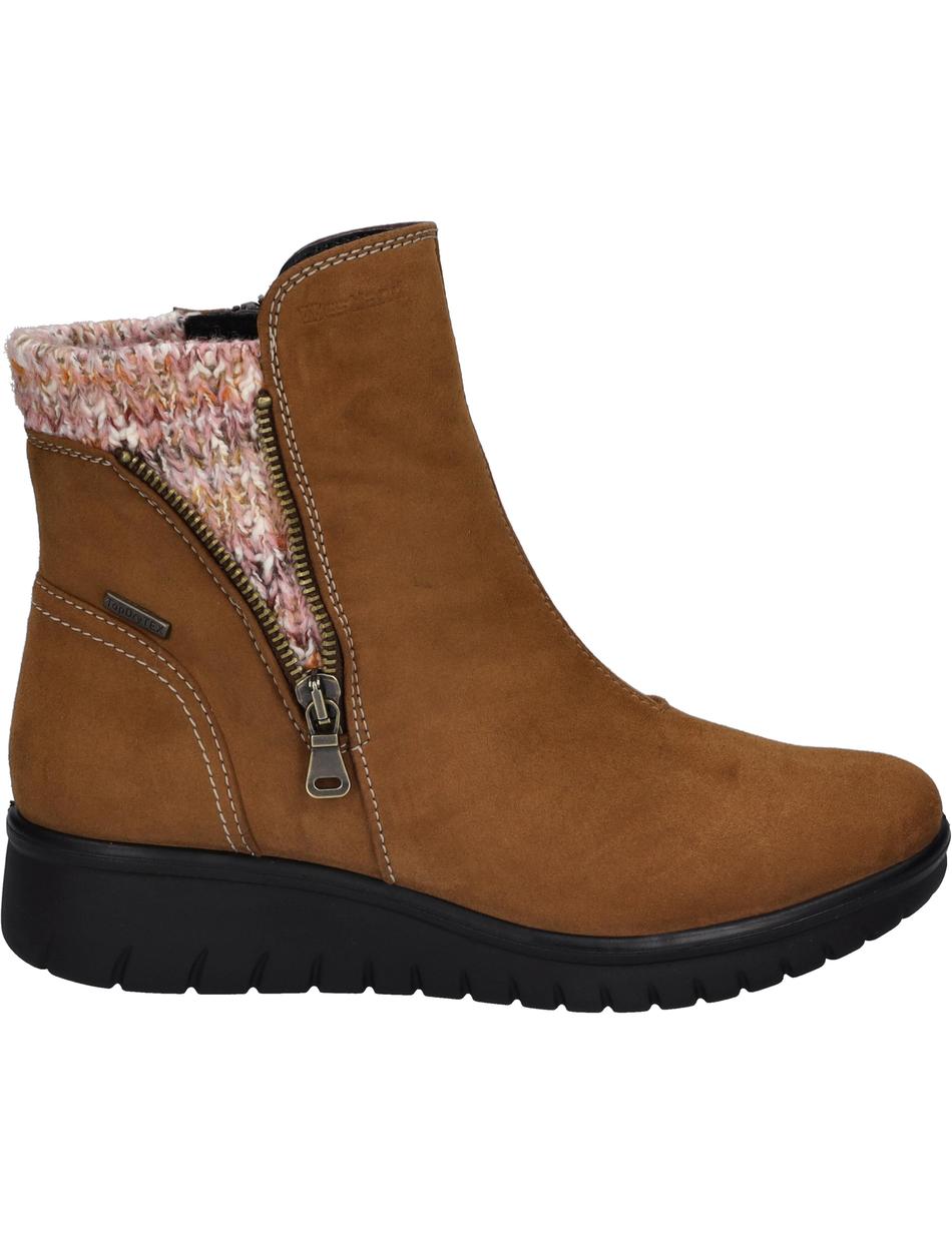 Stiefelette Calais 90, camel-kombi