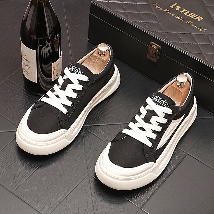 Mr Ozera - Platform Paneel Sneakers