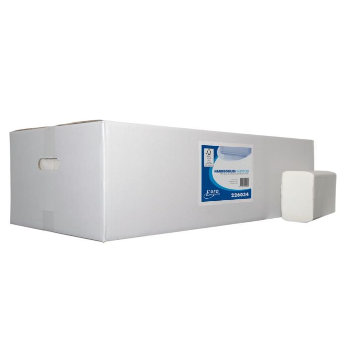 Papieren Handdoeken 226034 Multifold gevouwen 32x20.6cm 2laags 3000st (226034)