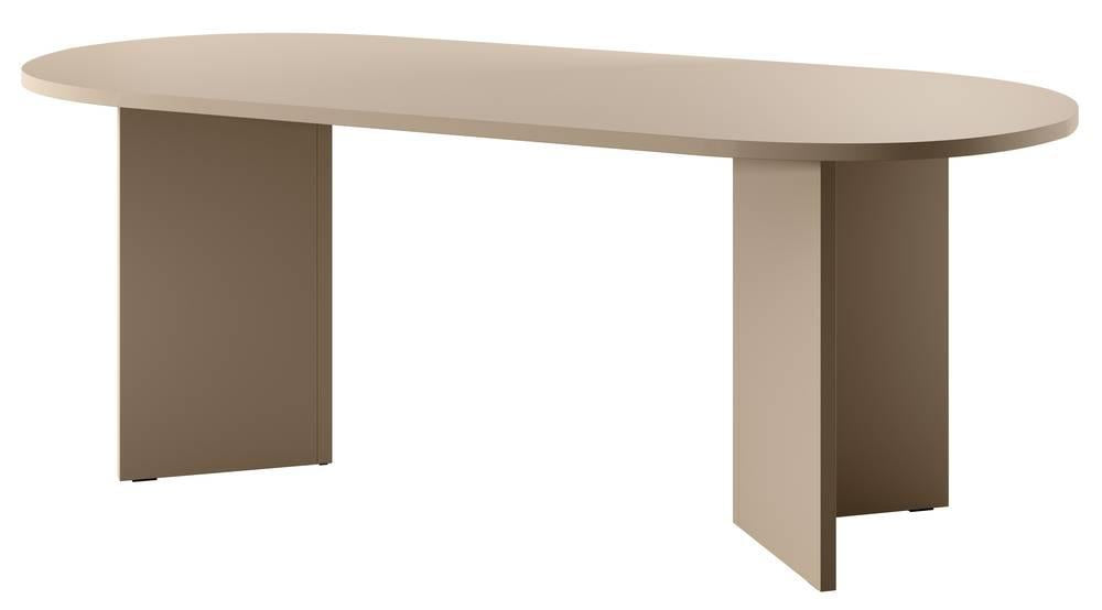 NADUVI Collection Philipa Eettafel - Cappuccino