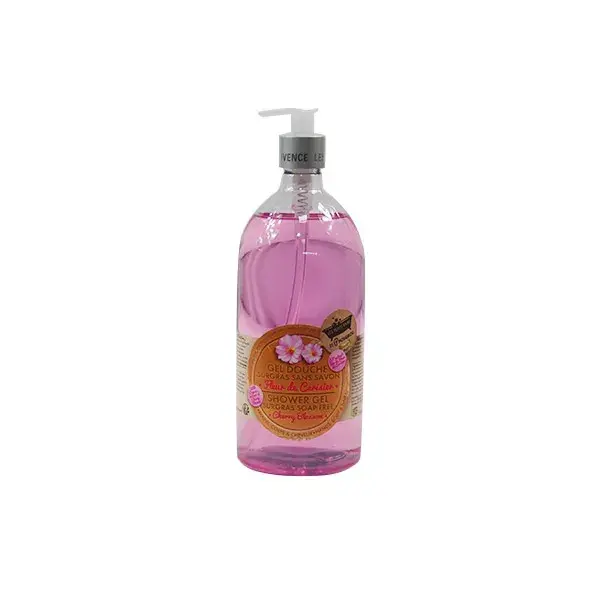 Les Petits Bains de Provence Gel de banho extra-rico sem sabão Flor de cerejeira 1L