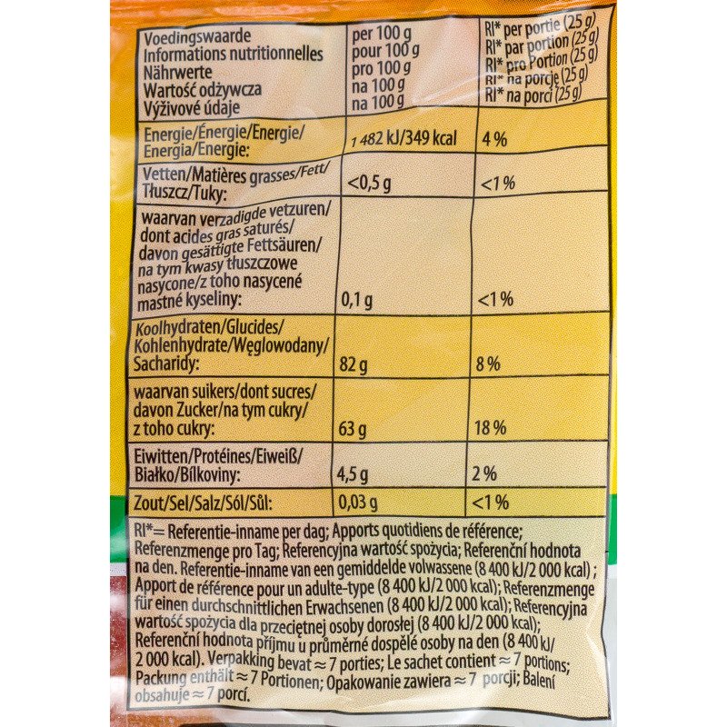 Bonbons Happy Peaches Haribo - Sachet de 185 g
