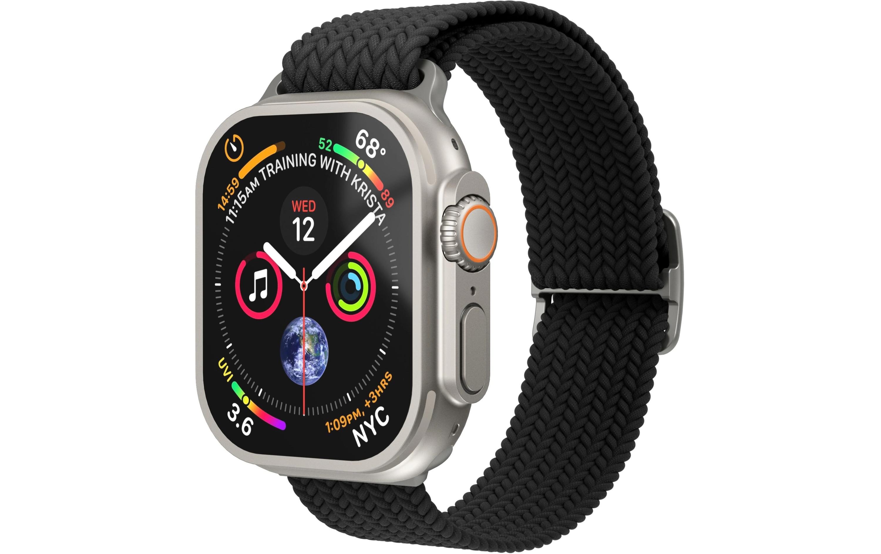 Armband Woven Loop Apple Watch 38/40/41 mm BlackArmband für Apple Watch 38/40/41 mm
