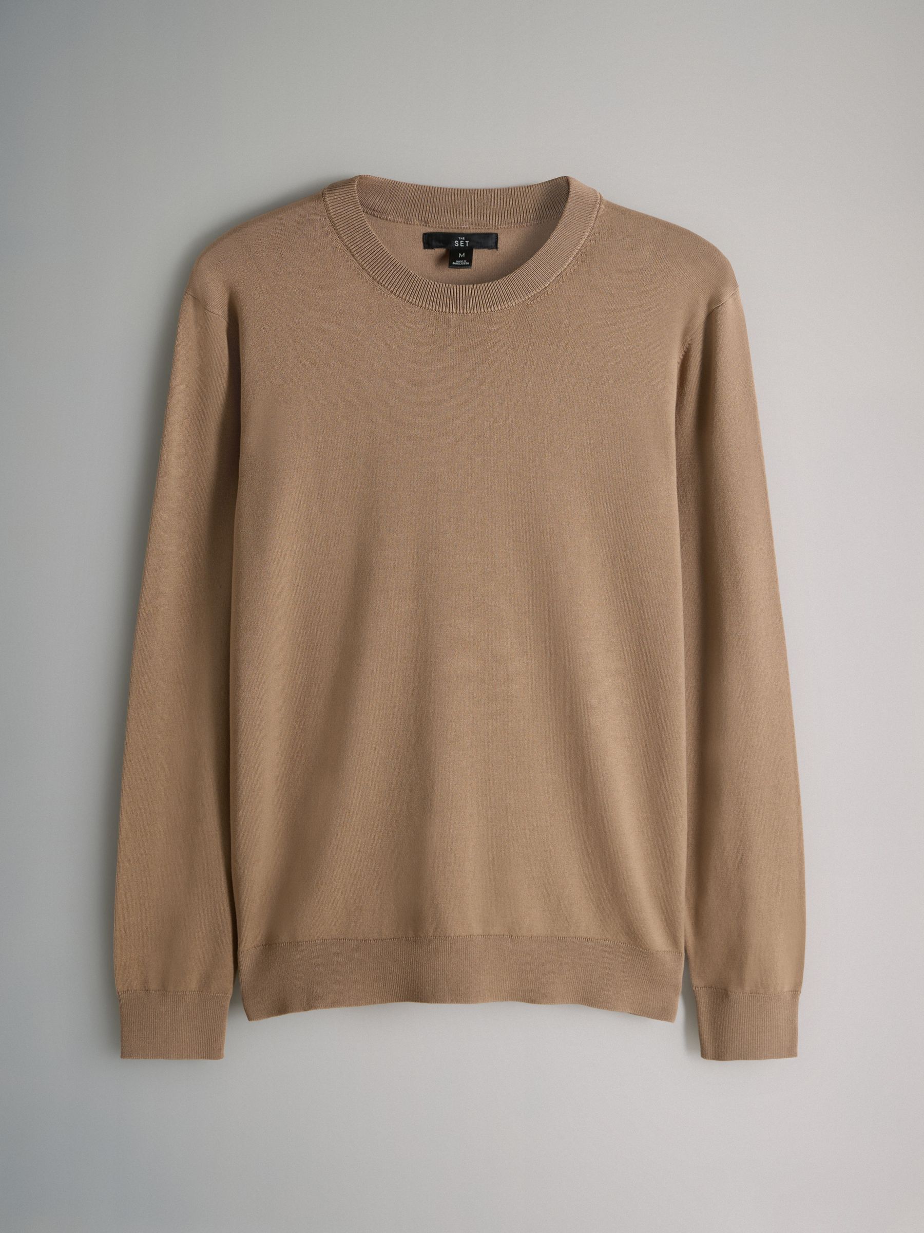 The Set 3 Pack Long Sleeve Knitted Crew Jumpers