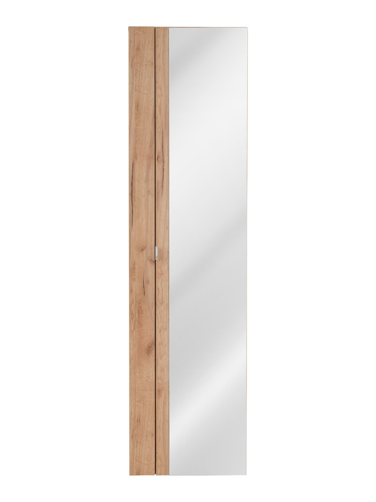 Comad Capri Oak 803A FSC kolomkast met een spiegel 170cm eiken