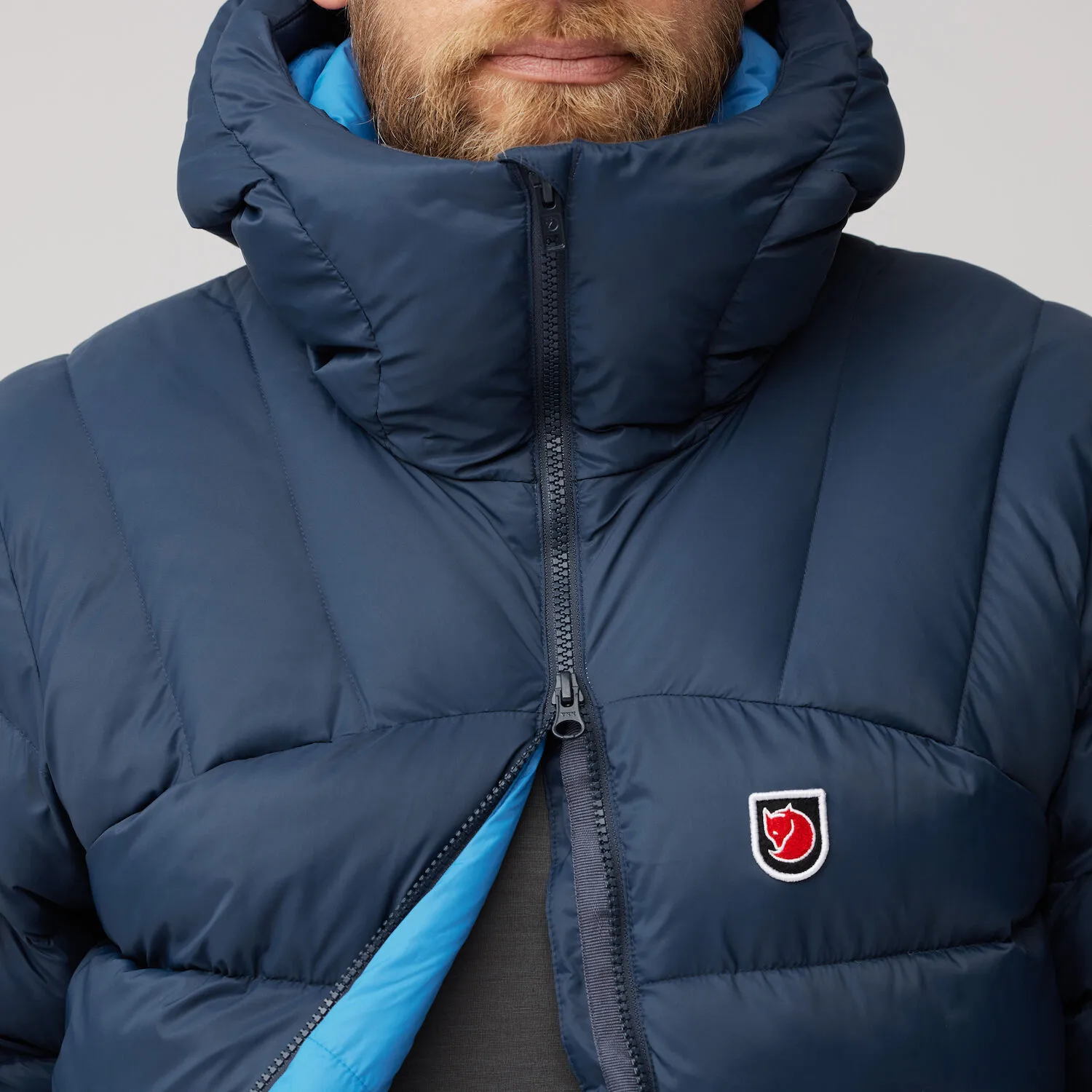 Fjällräven Men's Expedition Mid Winter Jacket Un Blue-Navy