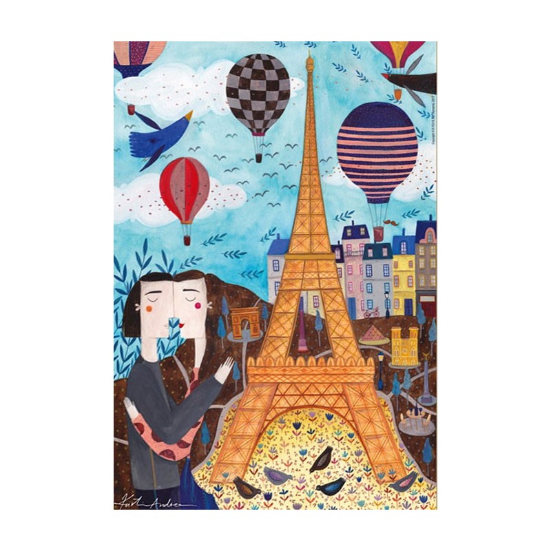 Puzzle 1000 pièces - Andrea Kurti - Paris
