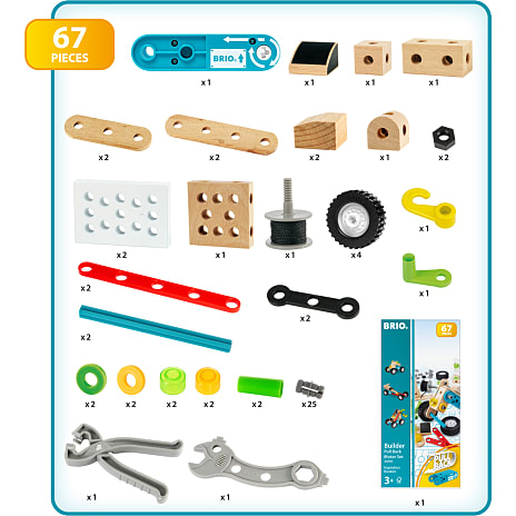 BRIO 34595 Builder Pull back-motorsæt
