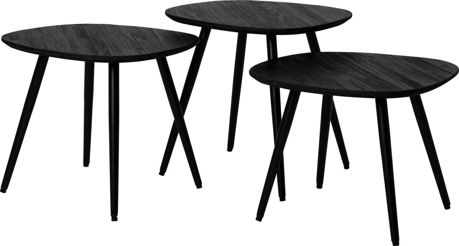 Intratuin bijzettafel Bowi zwart 46 x 41 x 34 cm