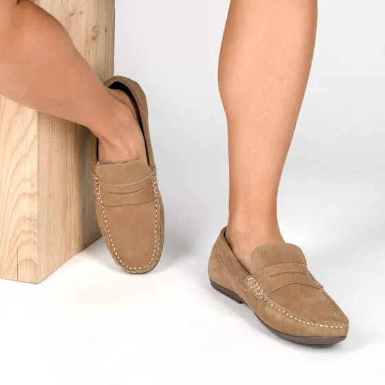 Mocassins BEIGE MEGIS CASUAL