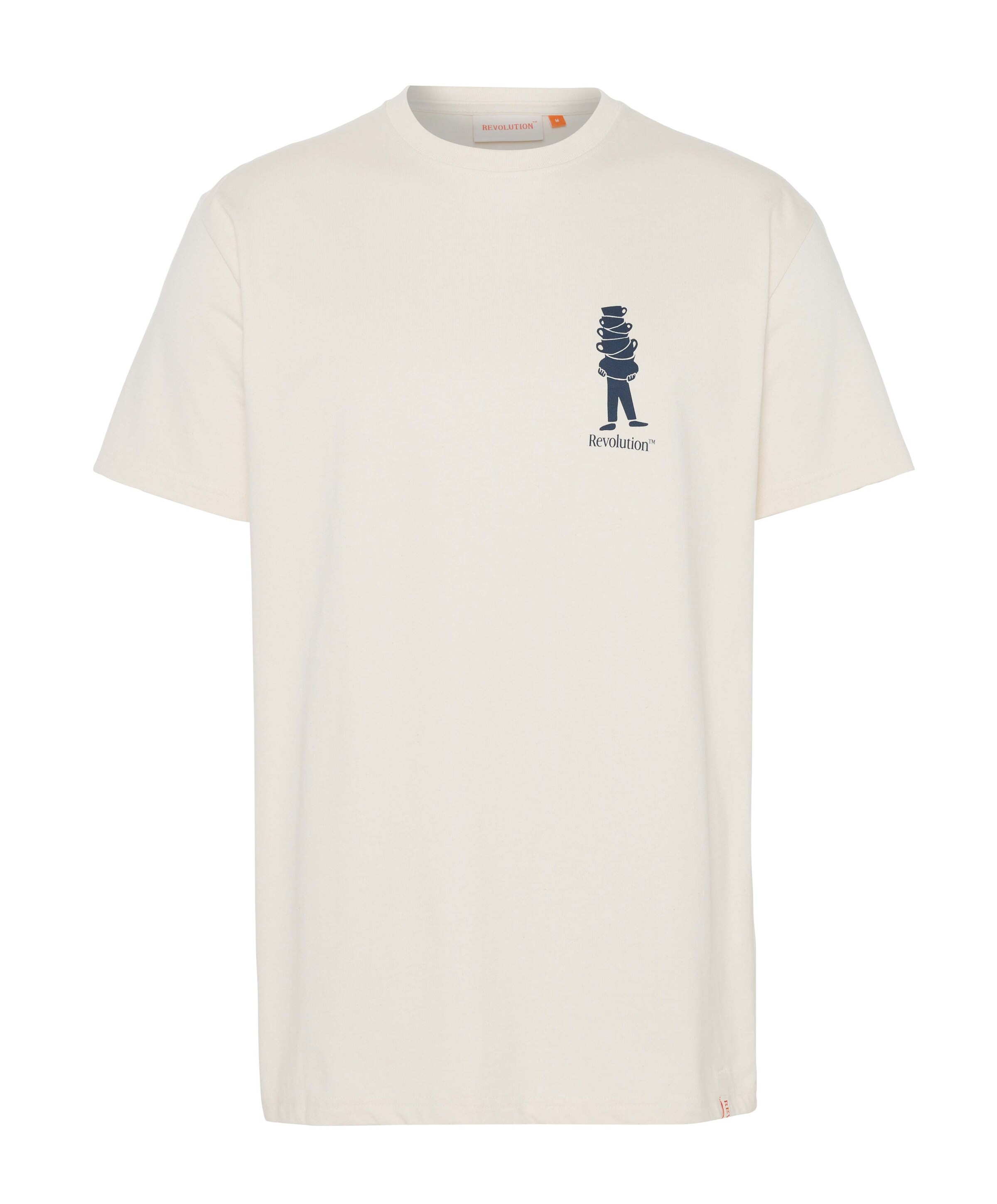 Revolution Heren T-shirt ecru