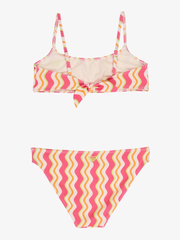 Bold Waves Set Ensemble bikini bralette deux pièces Rose Filles 6-16 ans