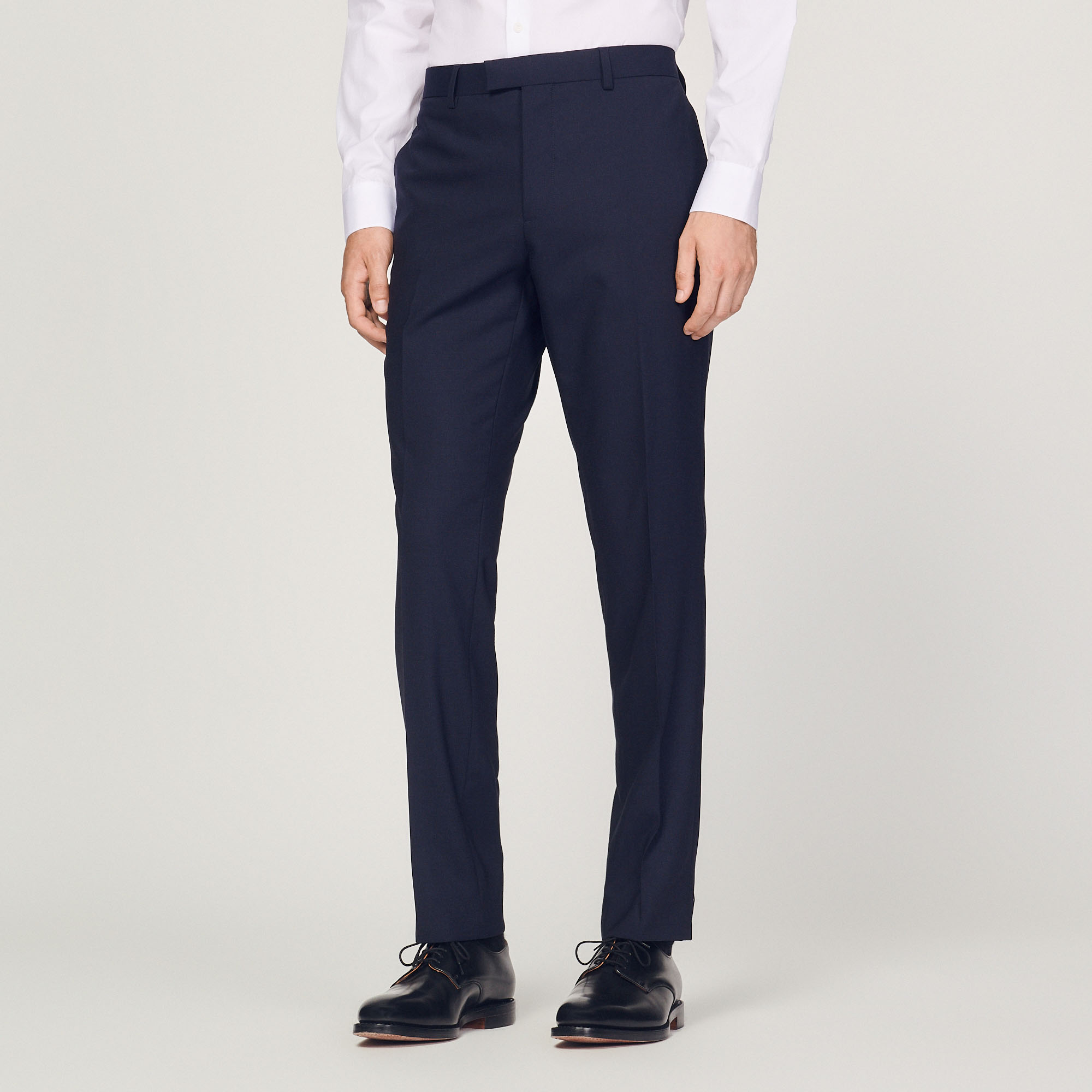 Pantalon de costume classique en laine